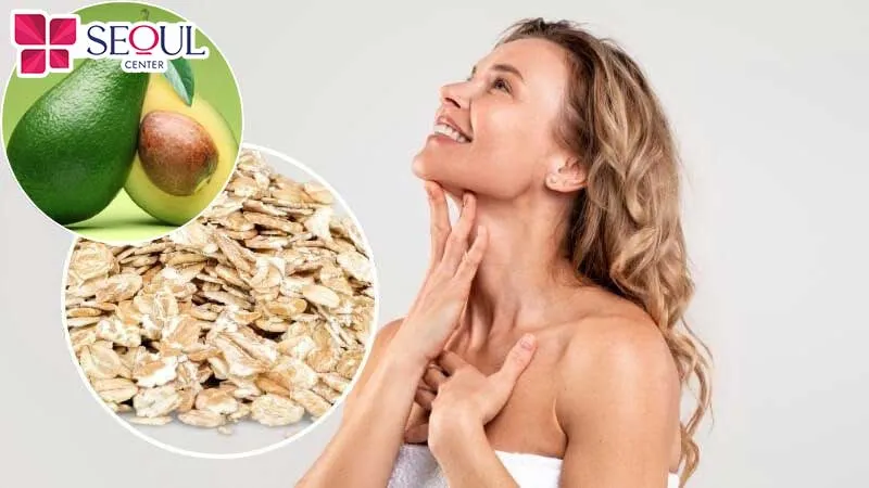 Combo bơ + yến mạch dưỡng trắng, cấp ẩm, cho da mịn màng tự nhiên