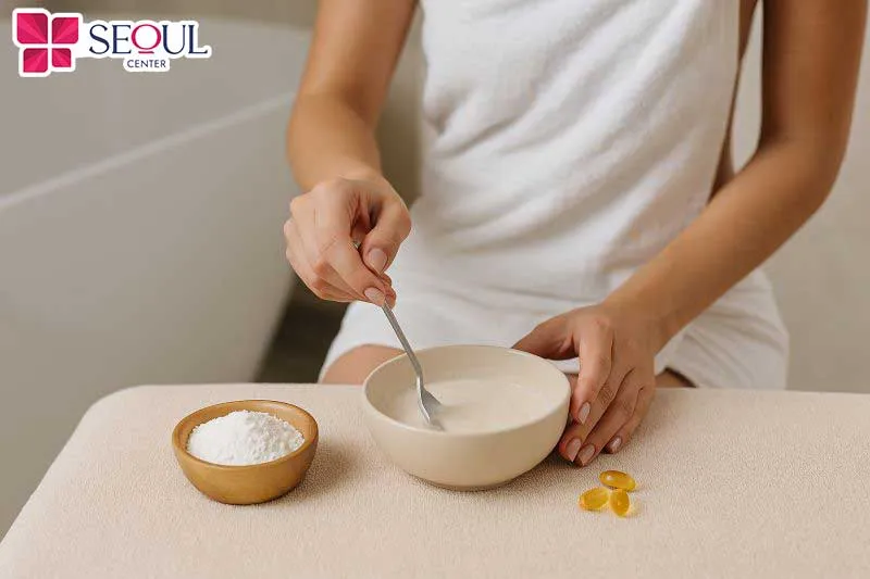 Dưỡng trắng da khi kết hợp bột ngọc trai cùng tinh chất Vitamin E 
