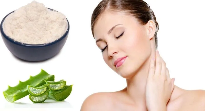 Gel nha đam rất giàu vitamin C và beta - carotene giúp làm chậm quá trình lão hóa da 