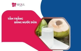 Tắm trắng bằng nước dừa