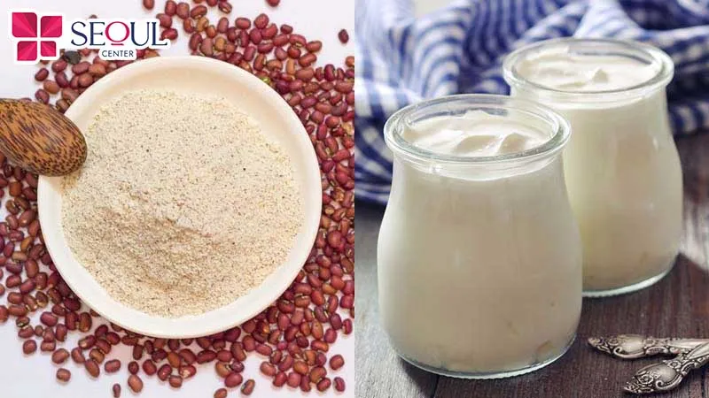 Bột đậu đỏ giúp dưỡng sáng mang đến làn da mịn hồng tự nhiên