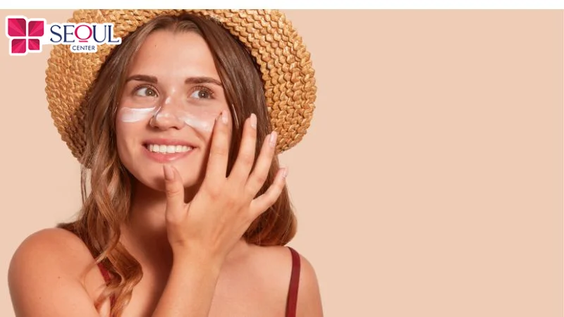 Thoa kem chống nắng để bảo vệ da khỏi tác động của ánh nắng mặt trời