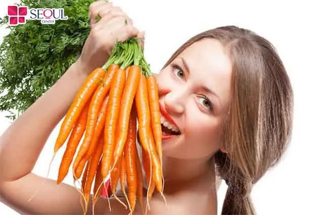 Nên bổ sung các loại rau củ lành tính để giúp môi nhanh hồi phục hơn sau phun