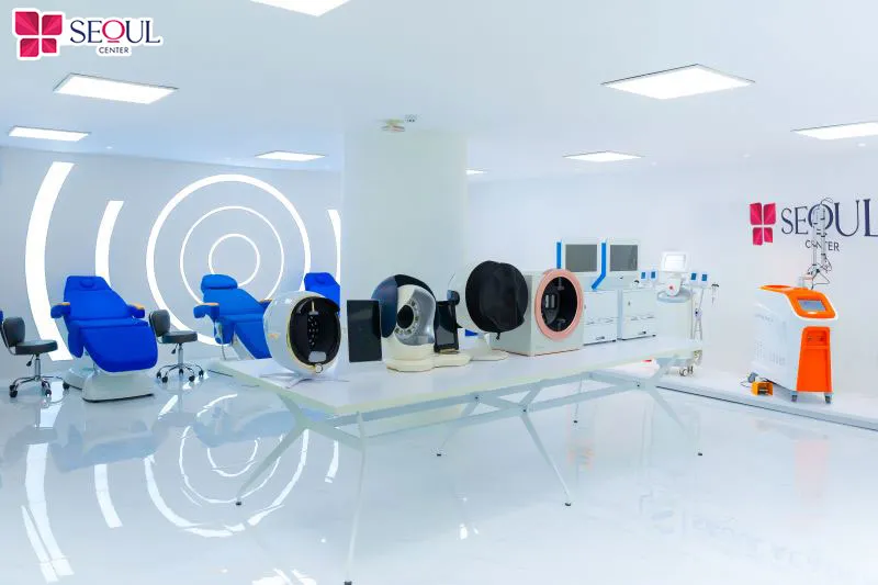 Thẩm mỹ viện Seoul Center đầu tư và ứng dụng nhiều công nghệ hiện đại, đảm bảo an toàn cho khách hàng