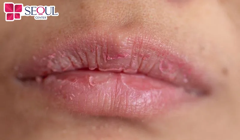 Lựa chọn màu phun phù hợp sẽ khắc phục được tình trạng môi bị lão hóa ở độ tuổi 40 