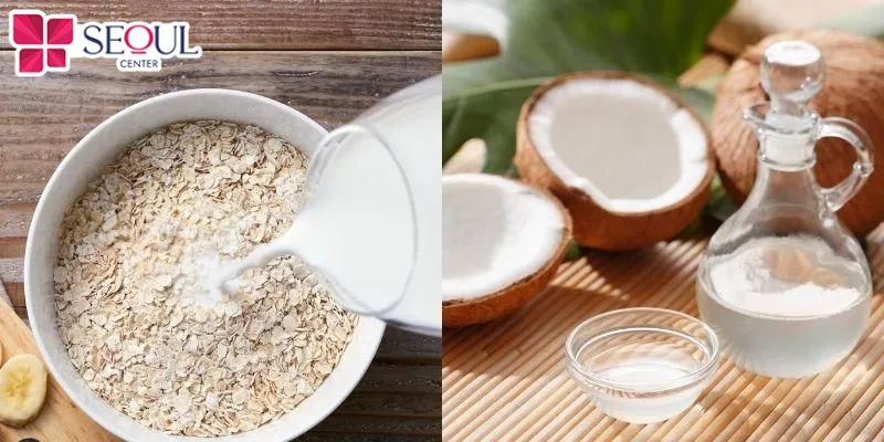 Cách tắm trắng bằng bột yến mạch và dầu dừa vừa giúp da sáng khỏe, vừa mềm mịn 