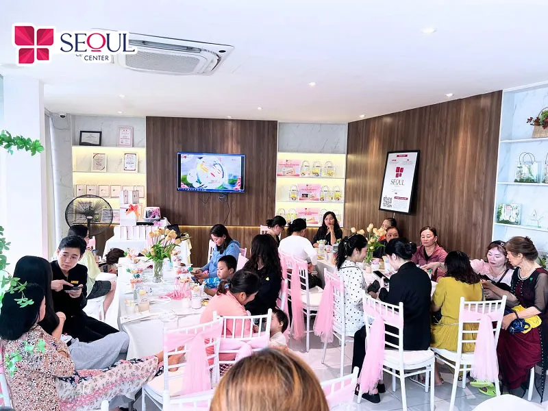 Thẩm mỹ viện Seoul Center luôn có lượng khách đông mỗi ngày