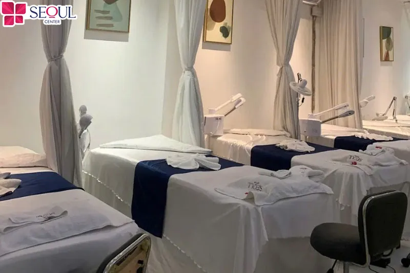 Không gian tại Seoul Center Đà Nẵng mang đến sự sang trọng và thoải mái cho từng khách hàng