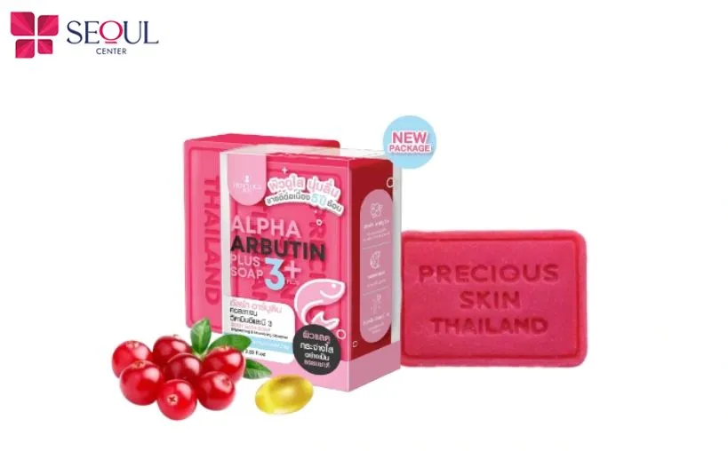 Xà phòng tắm dưỡng trắng cho làn da nhanh chóng Alpha Arbutin 3 Plus+