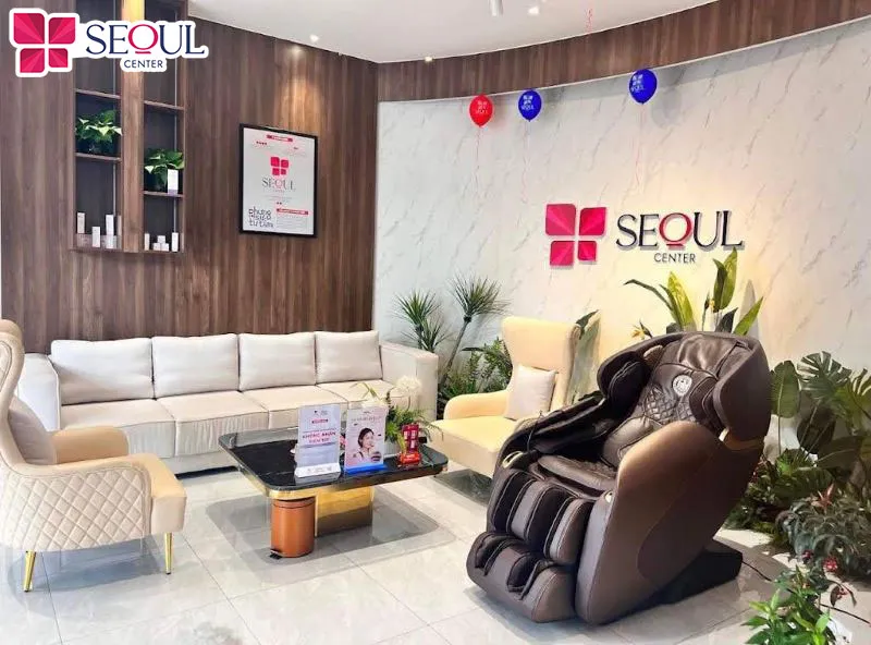 Không gian phòng chờ thoải mái, thoáng mát giúp tái tạo lại năng lượng của nhiều chị em sau ngày dài bận rộn