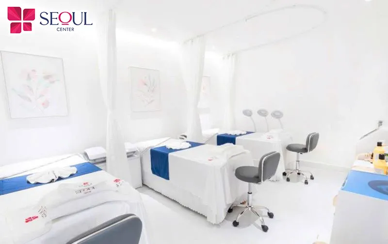 Không gian các phòng điều trị riêng biệt, giúp đảm bảo riêng tư cho khách hàng