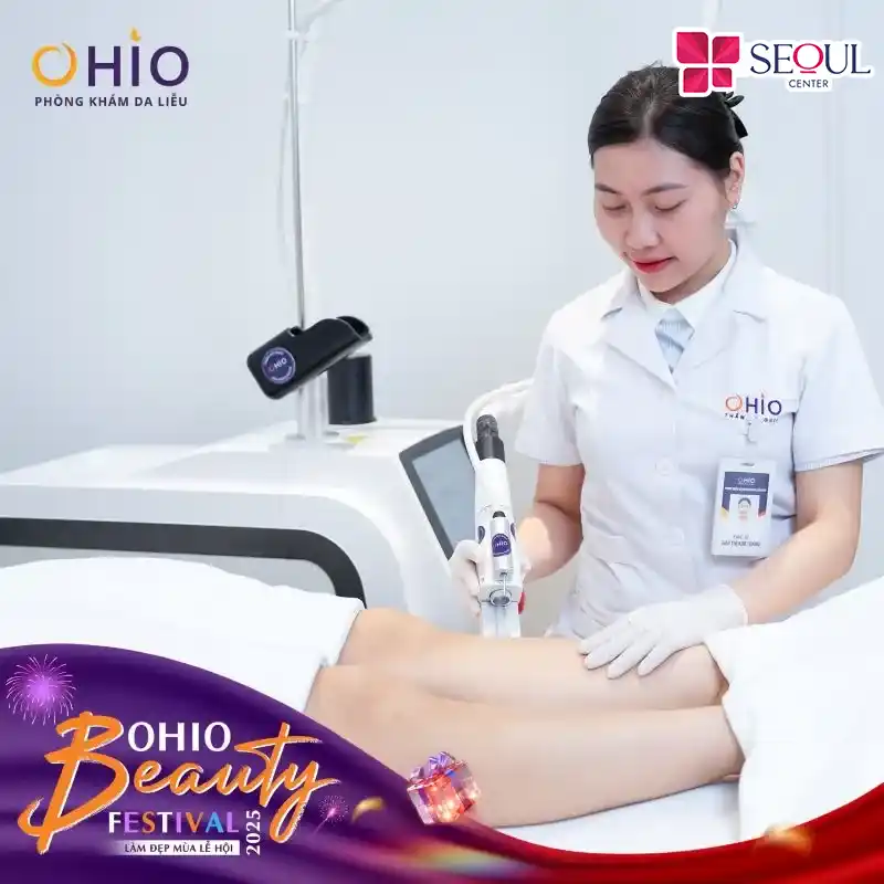 Phòng khám da liễu OHIO mang đến công nghệ triệt lông đến 95% 