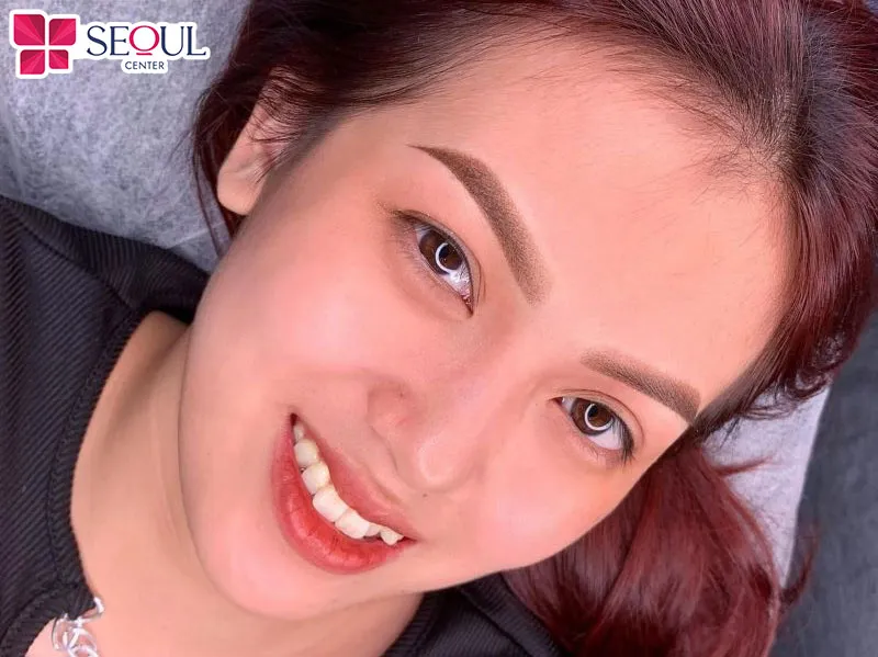 Phun mày với phương pháp này mang lại hàng mày thanh thoát, trông cân đối với gương mặt hơn