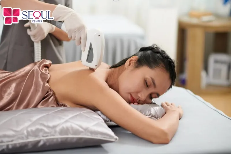 Những vùng có diện tích lớn như lưng thường cần thời gian triệt lâu