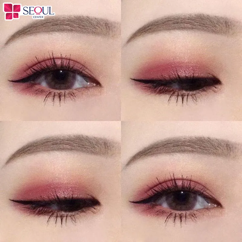 Makeup cho mắt và lông mày giúp đôi mắt to tròn, đẹp có chiều sâu