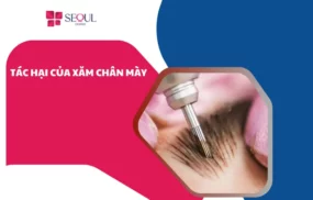 Tác hại của xăm chân mày