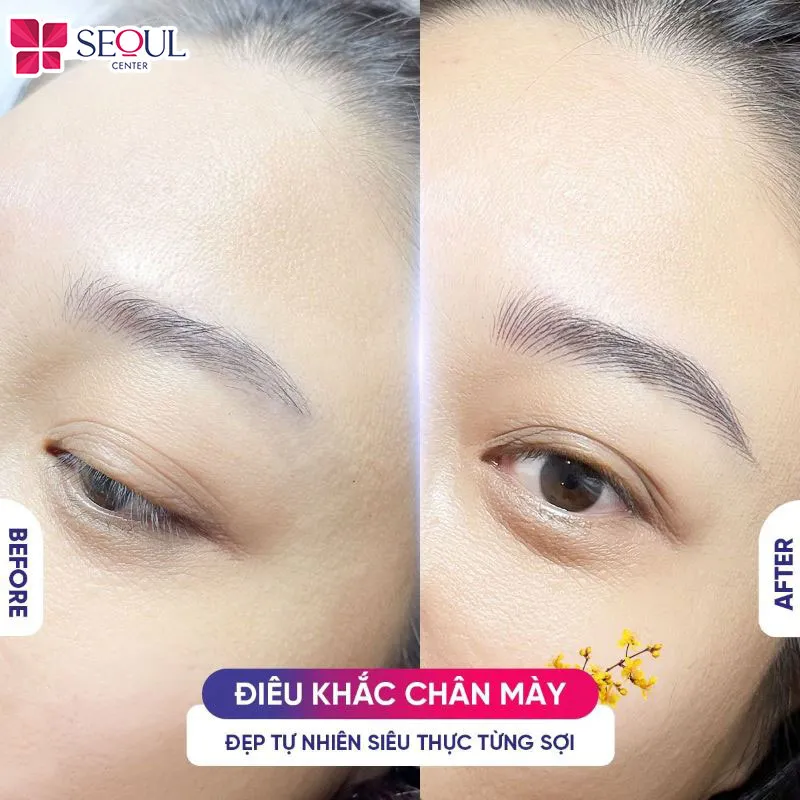Khi sợi mày nhạt dần là thời điểm bạn nên đến cơ sở uy tín thực hiện dặm lại dáng mày