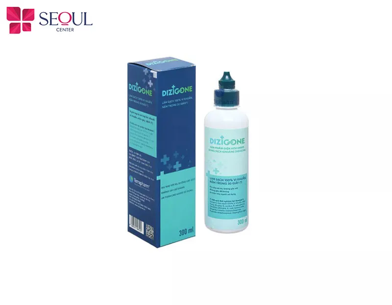 Dizigone là dung dịch vệ sinh kháng khuẩn cho môi khi bị mụn nước