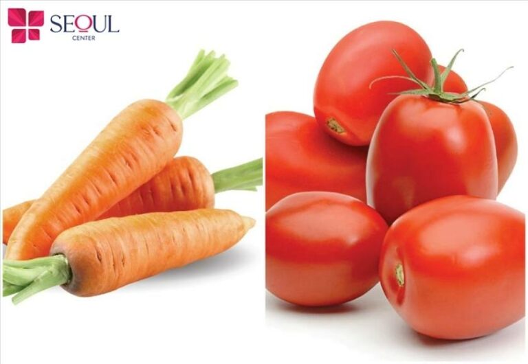 Duy trì áp dụng công thức cà rốt và cà chua này 2-3 lần để cải thiện làn da xỉn màu, nâng tông da trắng sáng dần theo thời gian
