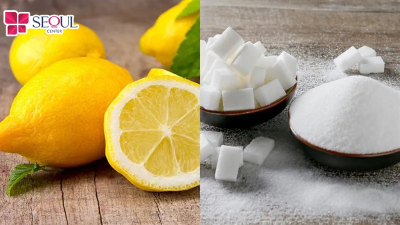 Sự kết hợp chanh và đường sẽ tạo thành hỗn hợp waxing lông ra khỏi nang lông hiệu quả