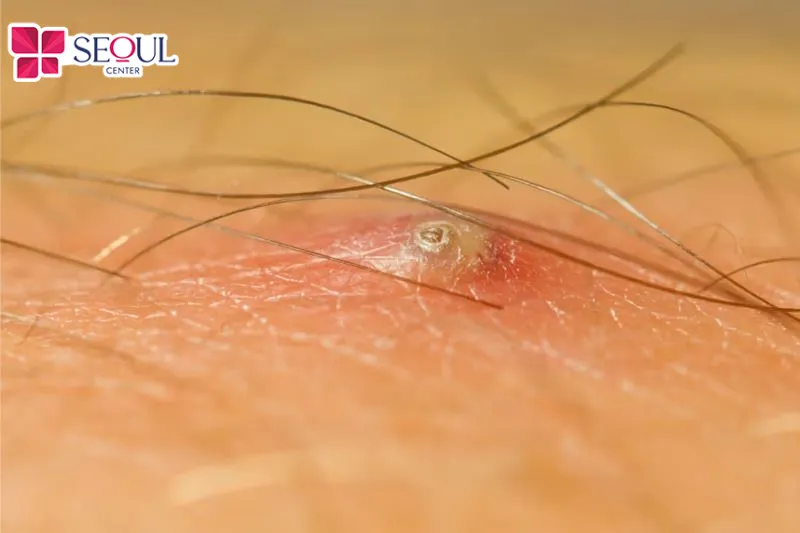 Nếu cạo lông sai thao tác có thể khiến lông mọc ngược, làm da ngứa ngáy