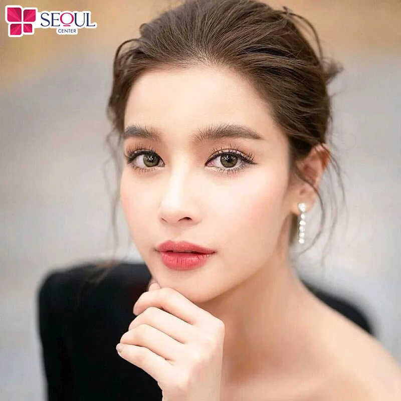 Dáng lông mày Thái mang đến sự cá tính, khác biệt cho gương mặt tròn