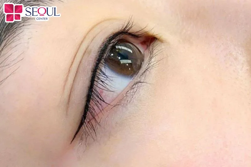 Phun mí mắt kiểu eyeliner phù hợp với những ai muốn tiết kiệm thời gian trang điểm mỗi ngày