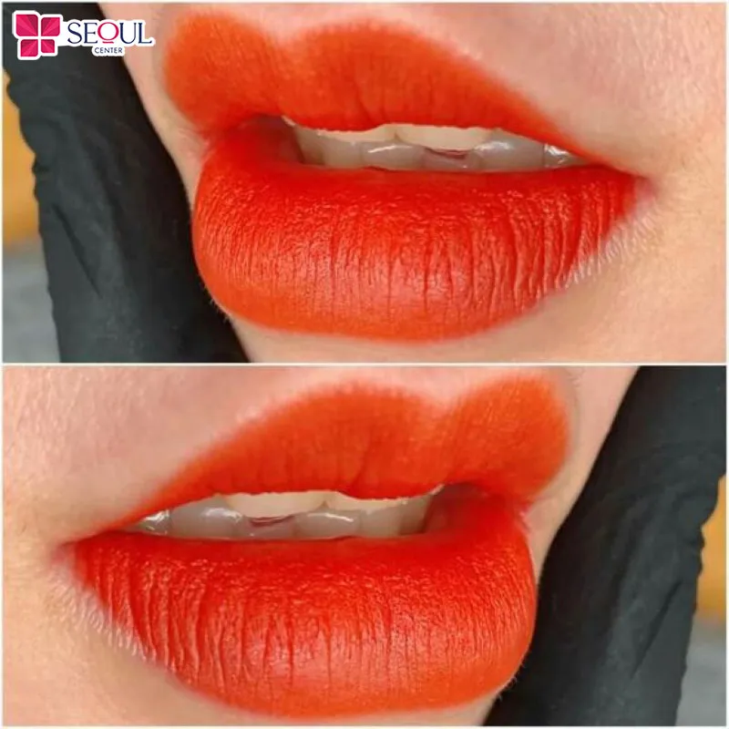 Màu môi đỏ cam là sự lựa chọn của nhiều chị em hiện nay Màu môi đỏ cam là sự lựa chọn của nhiều chị em hiện nay