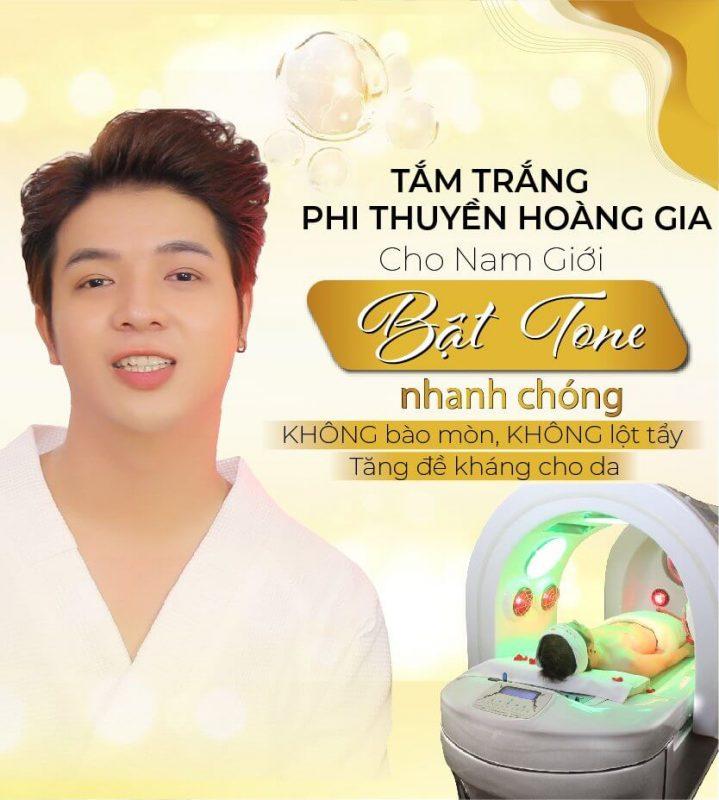 Tắm trắng cho nam giới tại H&T được nhiều phái mạnh yêu thích sử dụng