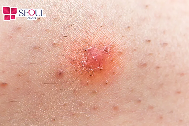 Nếu triệt lông không đúng cách có thể dẫn tới tình trạng lông mọc ngược hoặc thậm chí viêm nang lông