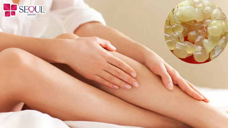 Mỡ trăn sẽ giúp lông chậm mọc, lỗ chân lông thu nhỏ, da chân mịn màng