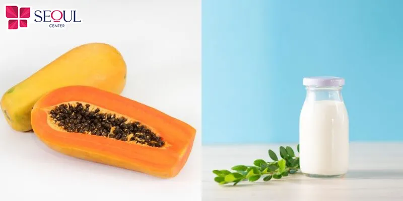 Đu đủ và sữa tươi là bộ đôi hoàn hảo để triệt lông chân tại nhà, nhưng cần áp dụng trong thời gian thì mới có hiệu quả