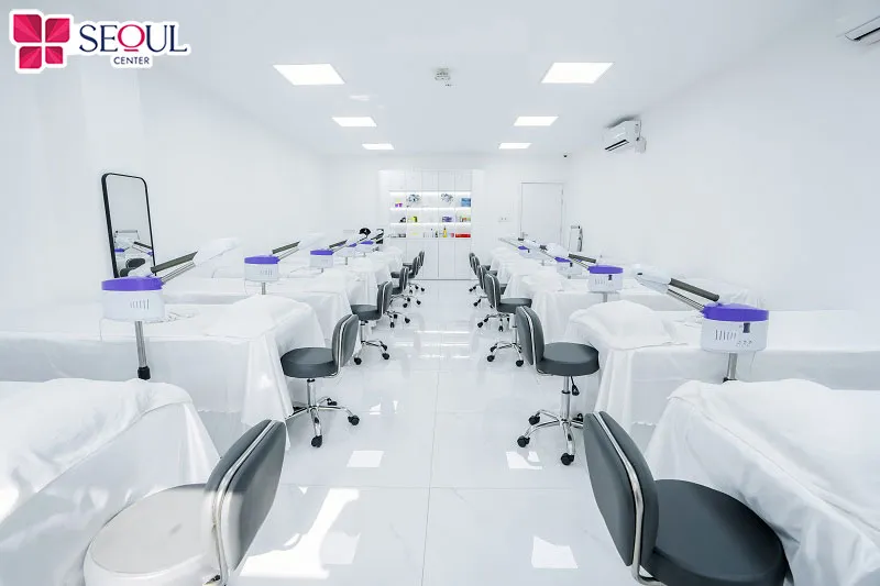 Không gian cơ sở vật chất đạt chuẩn 5 sao tại Thẩm mỹ viện Seoul Center