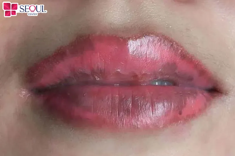 Nắm rõ quy trình hồi phục sau phun môi để biết lúc nào loang lổ là bình thường, lúc nào là bất thường