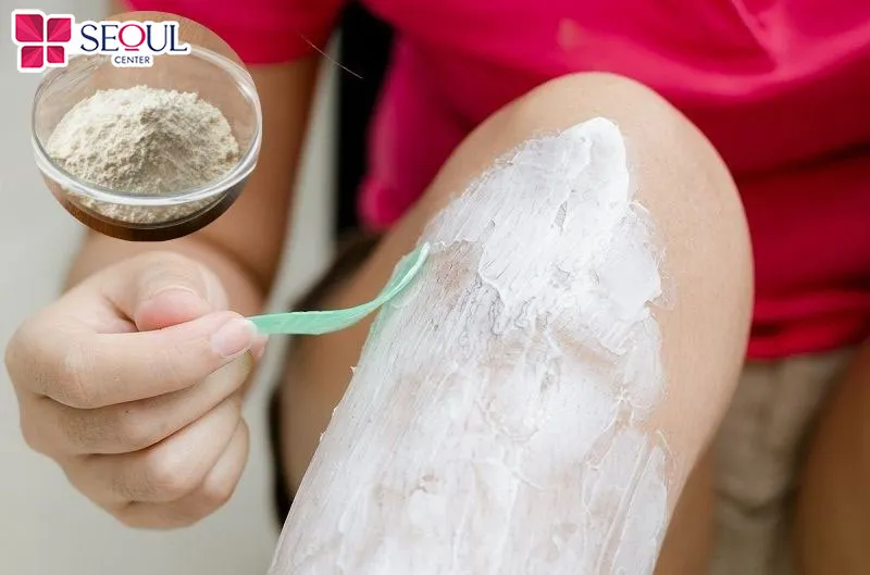 Bột mì khi kết hợp một số nguyên liệu có thể giúp loại bỏ vùng lông không mong muốn