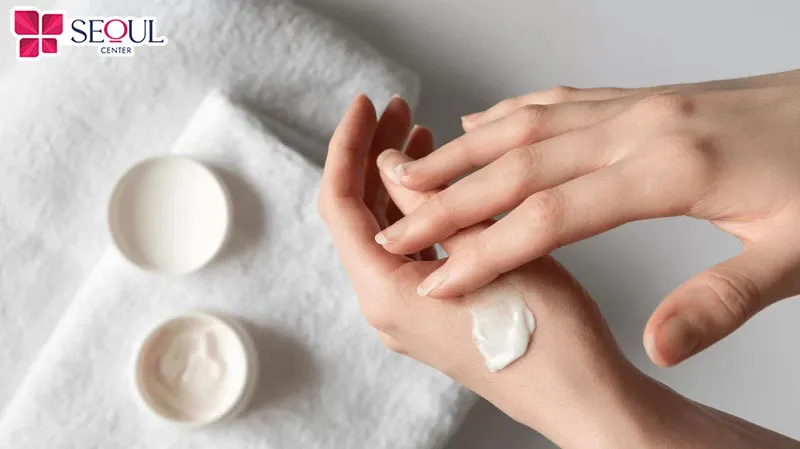 Thoa kem dưỡng cho da vùng triệt để xóa dịu da, tránh kích ứng, phục hồi da nhanh