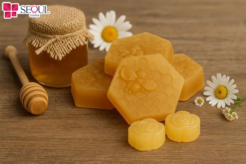 Dùng sáp ong đun nóng tạo thành sáp wax lông, phù hợp với những ai có làn da nhạy cảm