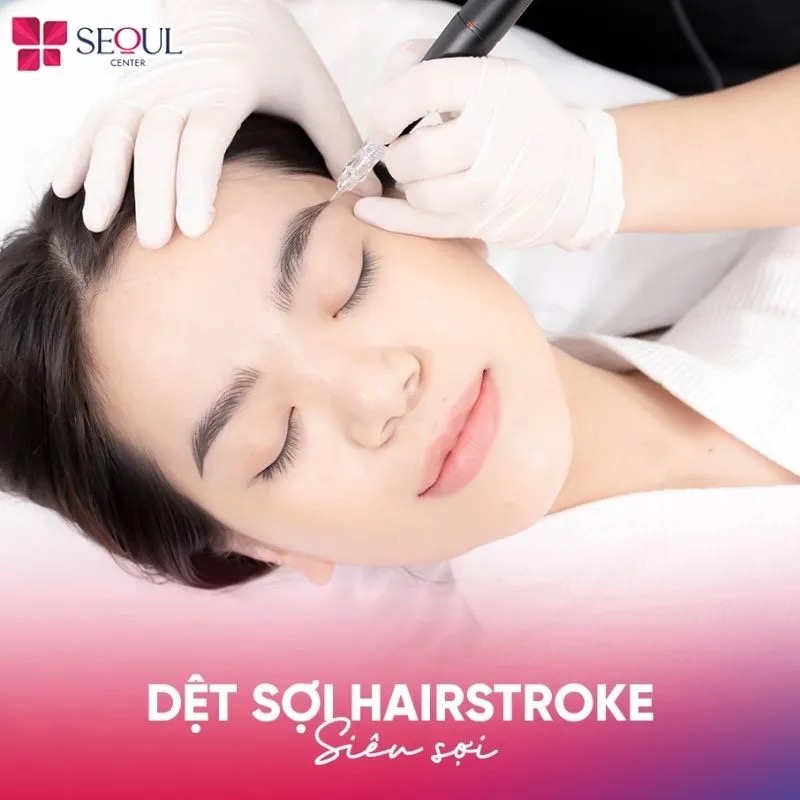 Đội ngũ kỹ thuật viên trình độ chuyên môn cao tại Thẩm mỹ viện Seoul Center sẽ giúp bạn sửa lại dáng mày đứt, gãy, mất sợi hiệu quả, an toàn