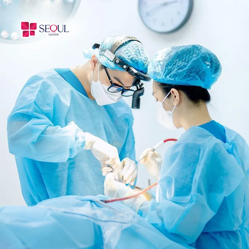 Quá trình thực hiện thu gọn cánh mũi tại Seoul Center đảm bảo chuẩn Y Khoa