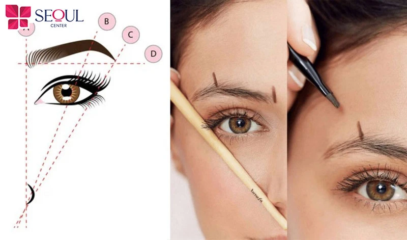 Xác định 3 điểm chính trên dáng mày giúp tạo dáng mày phẩy sợi đẹp hài hòa gương mặt