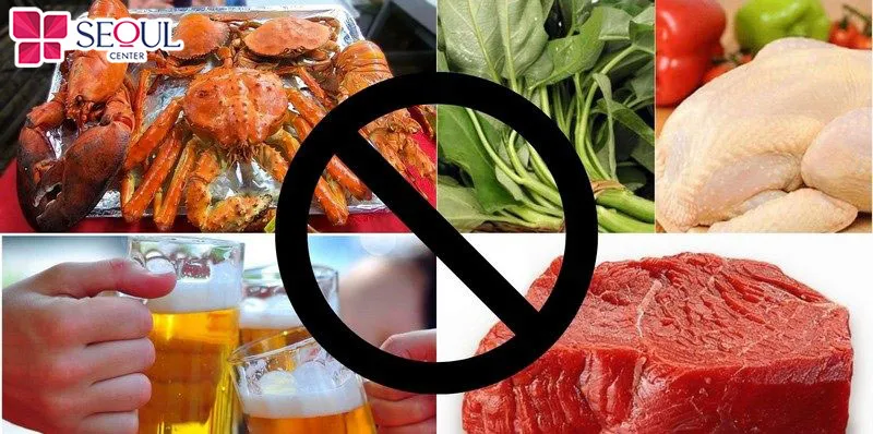 Những thực phẩm cần kiêng sau nâng cung chân mày Perfect