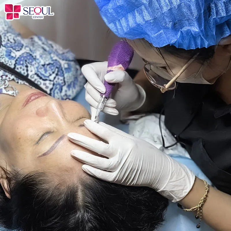 Seoul Center là địa chỉ điêu khắc và phun thêu lông mày tự nhiên và an toàn