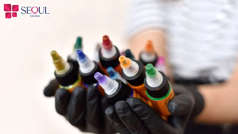 Mực phun kém chất lượng khiến lông mày không lên màu