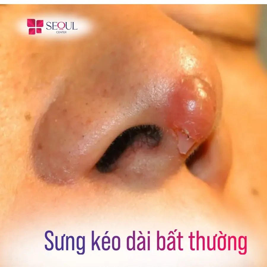 Những người bị hỏng mũi, đầu mũi bóng đỏ, mũi viêm nhiễm nhẹ