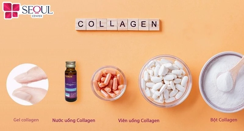 Các loại collagen được sử dụng phổ biến, mỗi loại có một đặc điểm riêng biệt