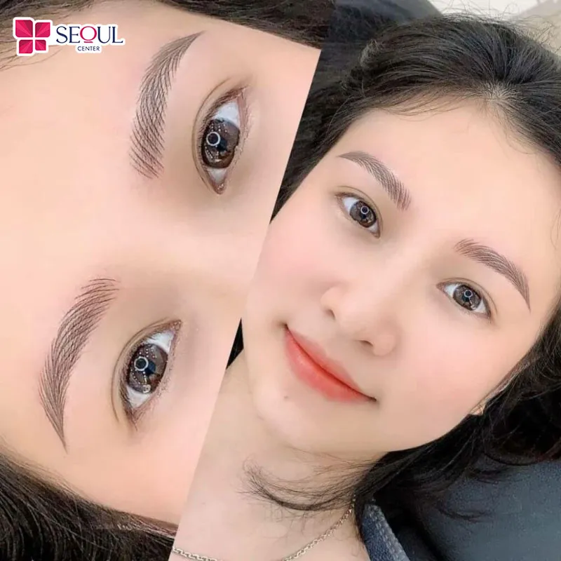 Dáng mày sau điêu khắc siêu đẹp tự nhiên như thật, màu sắc hài hòa với màu da và màu tóc Dáng mày sau điêu khắc siêu đẹp tự nhiên như thật, màu sắc hài hòa với màu da và màu tóc