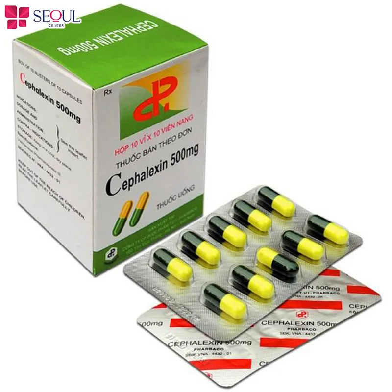 Cephalexin là một loại thuốc kháng sinh có tác dụng ngăn ngừa & điều trị nhiễm khuẩn, viêm nhiễm