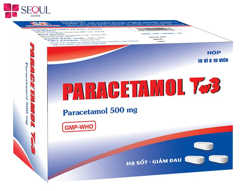 Paracetamol là thuốc dành cho những ai sau phun cảm thấy đau rát khó chịu, muốn thuyên giảm tình trạng này