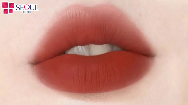Màu đỏ gạch là sự pha trộn tinh tế tạo sắc môi quý phái, thời thượng