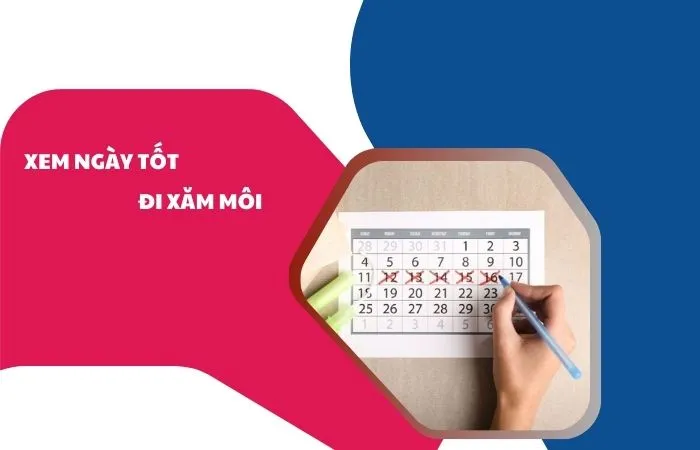 Xem ngày tốt đi xăm môi